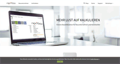 Desktop Screenshot of nextbau.de